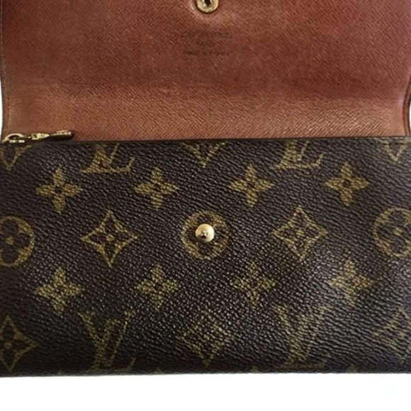Auc LOUIS VUITTON vintage monogram Sarah long wallet - Picture 7 of 9
